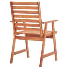 Petromila vidaXL Vonkajšie jedálenské stoličky 2 ks masívne akáciové drevo 
