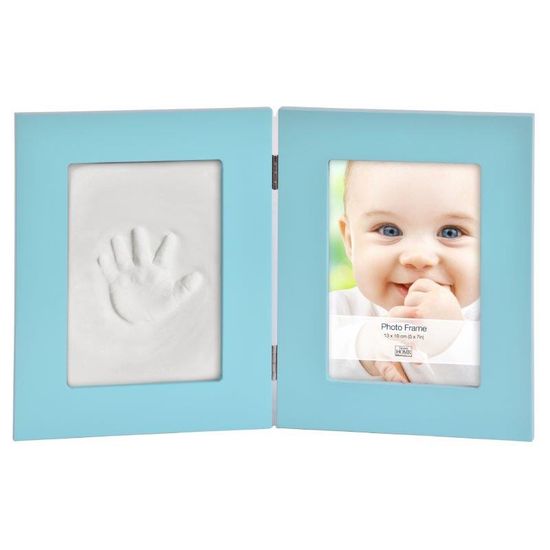 Innova Detský set na odtlačky a fotku 13x18cm BabyKeepsake modrý