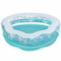 Bestway Nafukovací bazénik 52489 SPARKLE SHELL KIDDIE POOL 150 x 127 x 43 cm tyrkysová