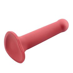 Action Action Bouncy Liquid Silicone Dildo 6.5″ (16.5 cm / Burgundy)