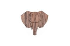 BeWooden drevená brošňa Elephant Brooch univerzálna