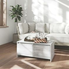 Petromila vidaXL Konferenčný stolík sivý 90x50x41,5 cm drevotrieska