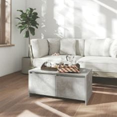 Petromila vidaXL Konferenčný stolík, betónovo sivý 90x50x41,5cm kompozitné drevo
