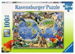 Ravensburger Puzzle Svet divokých zvierat XXL 100 dielikov