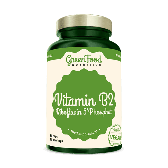 GreenFood Nutrition Vitamín B2 Riboflavín 5'Phosphat 60cps