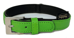 Nobby Kožený obojok pre psa "SOUTH" XS-S 32cm zelená