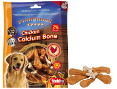 Nobby Pochúťka pre psy BBQ Chicken Calcium Bone 375g
