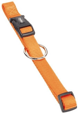 Nobby Kvalitný nylonový obojok pre psa "Classic" (XS-S) oranžová