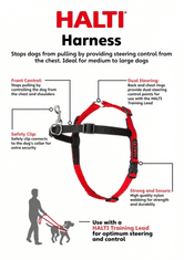 Nobby Výcvikový postroj pre psa proti ťahaniu Halti postroj M