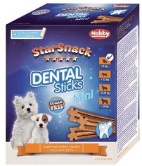 Nobby Dentálne maškrty pre psov "Dental Sticks" Mini 28ks