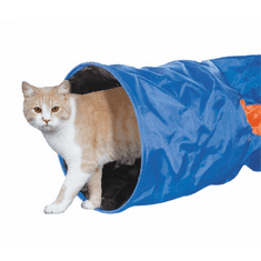 Nobby Hračka pre mačky Tunel pre mačky modrá 115x30cm