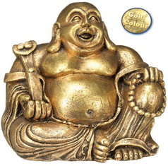 Nobby Dekorácia do akvária Buddha zlatý 13,5cm