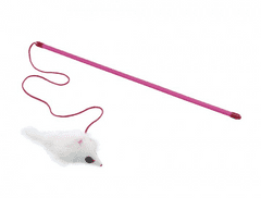 Nobby Hračka pre mačky Vábnička s chlpatou myšou 46cm