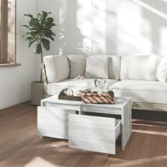 Petromila vidaXL Konferenčný stolík sivý 90x50x41,5 cm drevotrieska