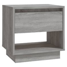 Petromila vidaXL Nočné stolíky 2 ks, sivá sonoma 45x34x44 cm, kompozitné drevo