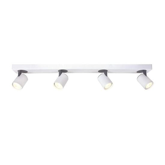 ACA ACA Lighting bodové svietidlo nástenné 4XGU10 biela hliník 76X7X12CM DISCO RA314S76WG