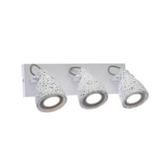 ACA ACA Lighting nástenné bodové svietidlo 3XGU10 biela terrazzo 36X15X18CM DINO AR1823W36WT