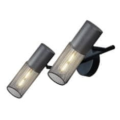 ACA ACA Lighting nástenné svietidlo 2XE27 čierna kov 33X16X20CM ALCATRAZ OD602S33BK