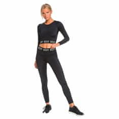 ROXY Dámske lycrové tričko Fitness Crop, dlhý rukáv čierna XL - 44