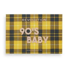 Makeup Revolution Paletka očných tieňov 90`s Baby (Power Shadow Palette) 6,6 g