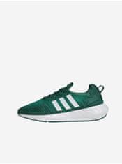 Adidas Zelené pánske žíhané tenisky adidas Originals Swift Run 22 43 1/3