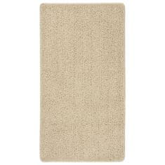 Vidaxl Chlpatý koberec krémový 80x150 cm protišmykový