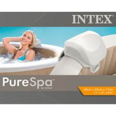 Vidaxl Intex Premium PureSpa opierka hlavy biela 28x23x17 cm pena