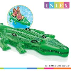 Vidaxl Intex Nafukovačka v tvare veľkého krokodíla 203x114 cm