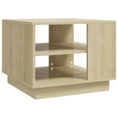Petromila vidaXL Konferenčný stolík, dub sonoma 55x55x43 cm, kompozitné drevo