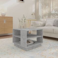 Petromila vidaXL Konferenčný stolík, betónovo sivý 55x55x43 cm, kompozitné drevo