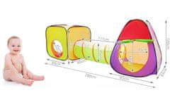 Alum online Detský stan a hrací domček s tunelom vrátane 200 loptičiek