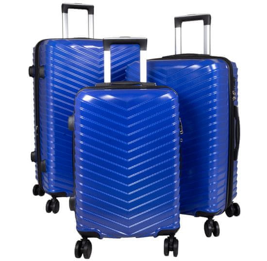 MONOPOL Sada kufrov Meran Blue 3-set