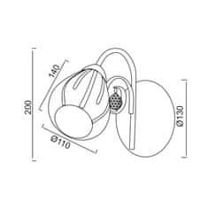 ACA ACA Lighting Prim nástenné svietidlo FMB51491