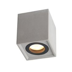 ACA ACA Lighting stropné svietidlo 1XGU10 sivý betón 8,5X8,5XH10CM MONTE MK131S10G