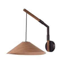 ACA ACA Lighting nástenné svietidlo 1X GX53 orech drevo 30X40X32CM NAIROBI MQ13W130WW