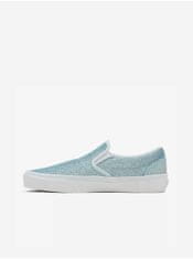 Vans Svetlomodré dámske trblietavé slip on tenisky VANS Classic Slip On 36