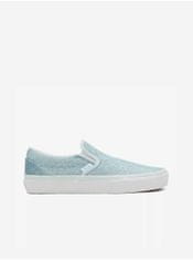 Vans Svetlomodré dámske trblietavé slip on tenisky VANS Classic Slip On 35