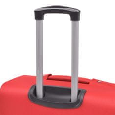 Petromila vidaXL Sada 3 cestovných kufrov, červená