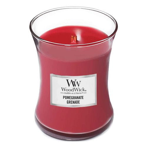 Woodwick Sviečka oválna váza , Granátové jablko, 275 g