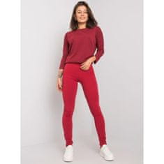 BASIC FEEL GOOD Dámske legíny BASIC burgundy RV-LG-2850.24P_326973 S