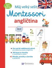 Lydie Barusseau: Můj velký sešit Montessori angličtina - Od 3 do 6 let