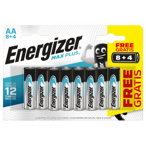 Energizer Batérie MAX PLUS AA 8+4 ks