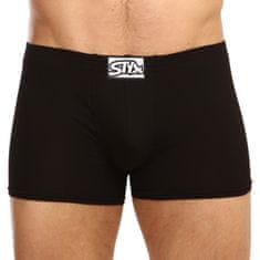 Styx 3PACK pánske boxerky klasická guma čierne (Q9606060) - veľkosť L