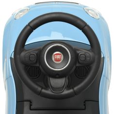 Vidaxl Detské autíčko Fiat 500, modré