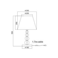 ACA ACA Lighting Textile závesné svietidlo DL7613