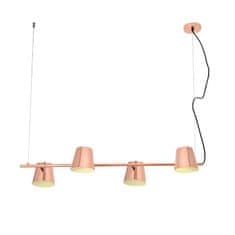 ACA ACA Lighting závesné svietidlo 4XE14 bronz kov 27X102XH120CM AYRAN EF27P4102CP