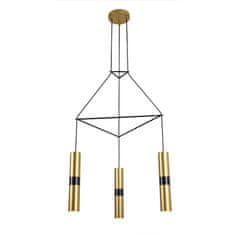 ACA ACA Lighting závesné svietidlo 3XGU10 mosadz kov 56X49XH150CM DA VINCI HM853P56BR