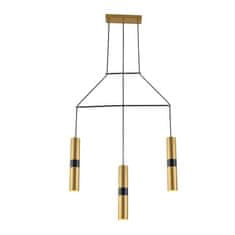 ACA ACA Lighting závesné svietidlo 3XGU10 mosadz kov 66X8XH150CM DA VINCI HM853P66BR