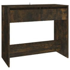 Petromila vidaXL Konzolový stolík, tmavý dub 89x41x76,5 cm, kompozitné drevo