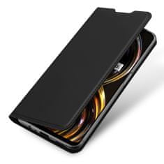 Dux Ducis Skin Pro knižkové kožené puzdro na Realme 8i, čierne